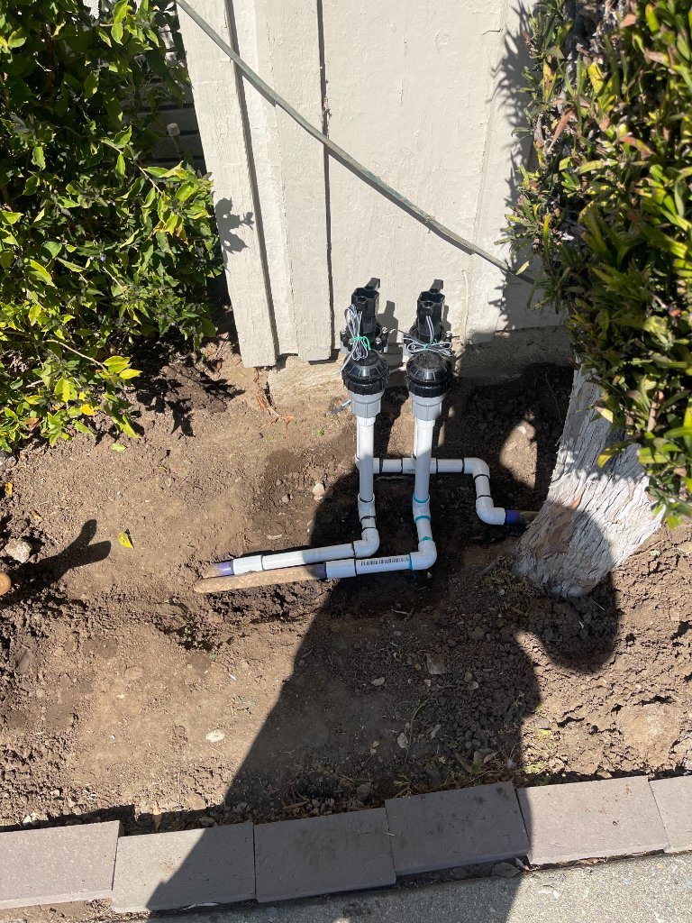 Professional Irrigation Setup - Outright Landscape Glendora